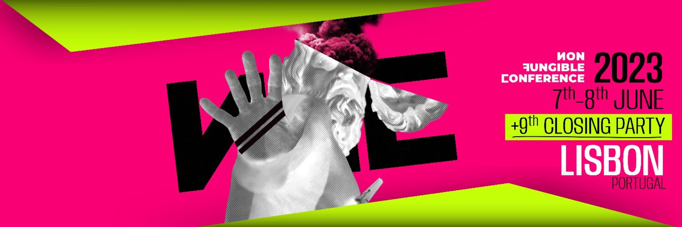 NFT Lisbon 2023 banner