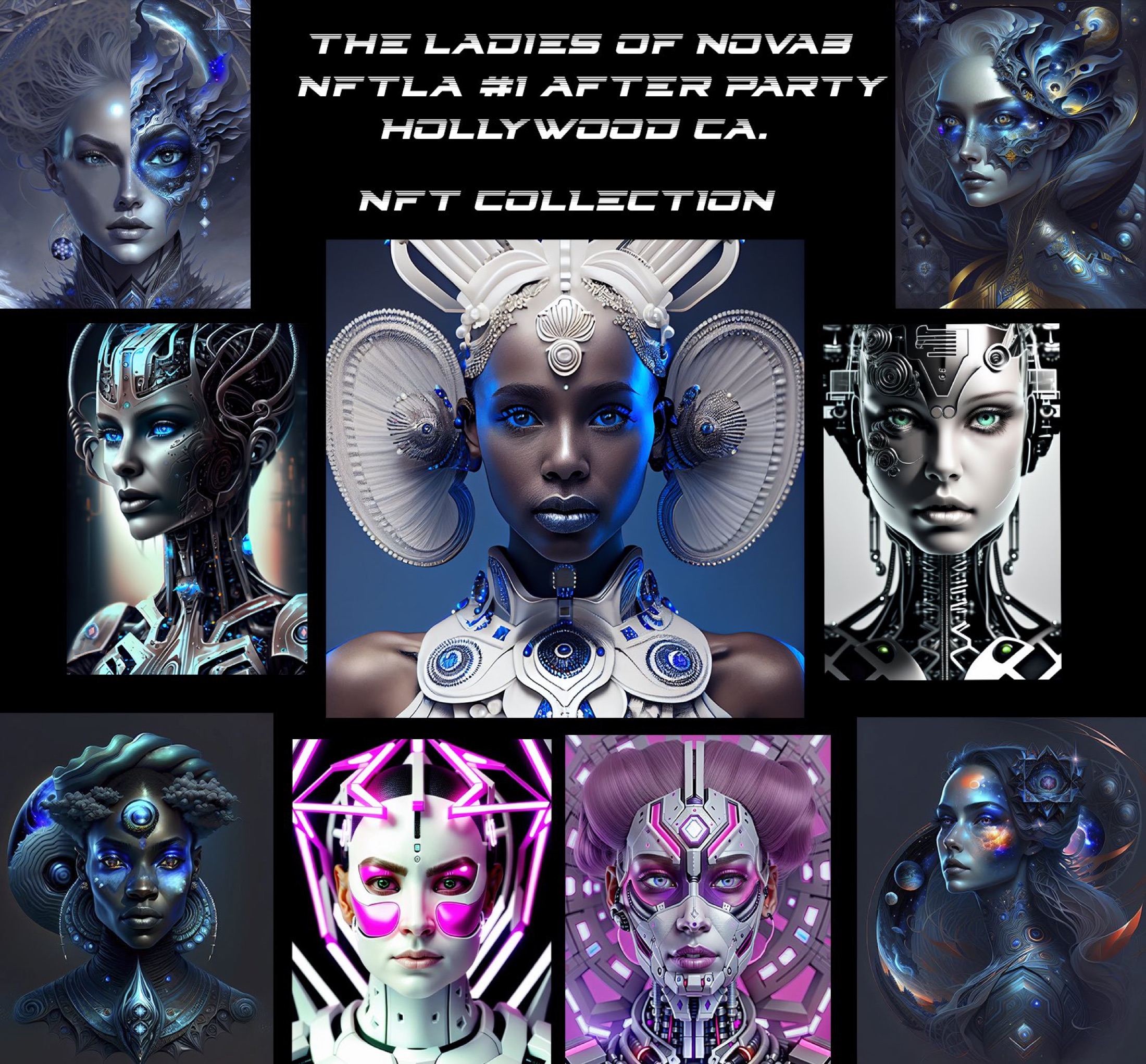The Ladies of NOVA3, the collection shown at the NFTLA afterparty